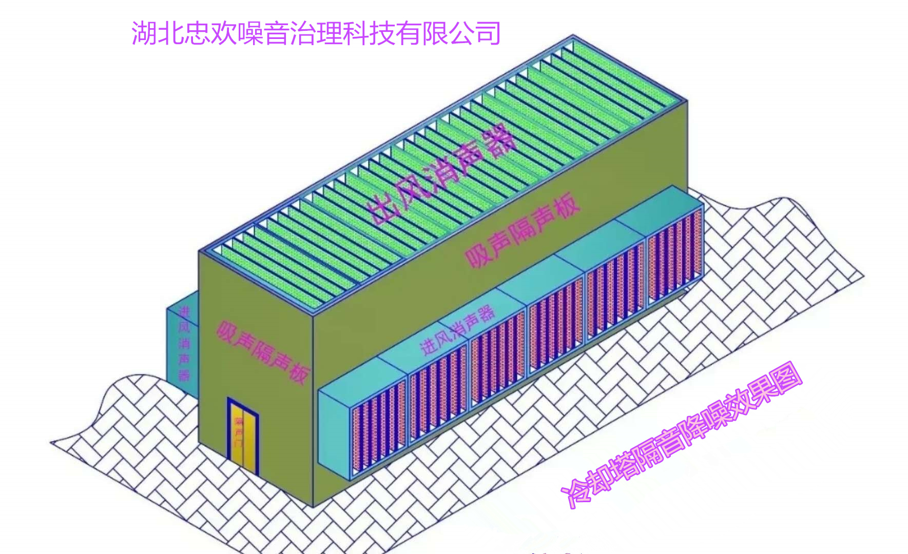 冷卻塔噪音治理